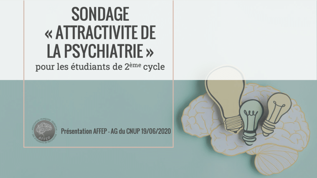 2019-2020 Sondage attractivité de psychiatrie